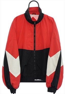 Vintage Norman Todd Red Windbreaker Jacket Womens