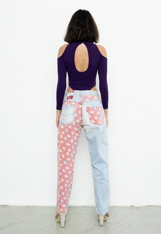 FLORAL JEANS