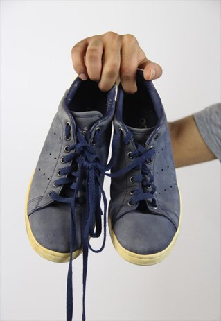 VINTAGE ADIDAS STAN SMITH NAVY TRAINERS