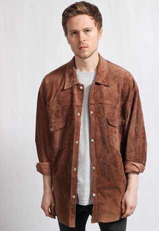 VINTAGE SUEDE SHIRT