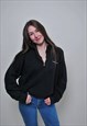 VINTAGE 90S WORKER SWEATSHIRT, EXCAVATOR TRUCK WORK PRINT