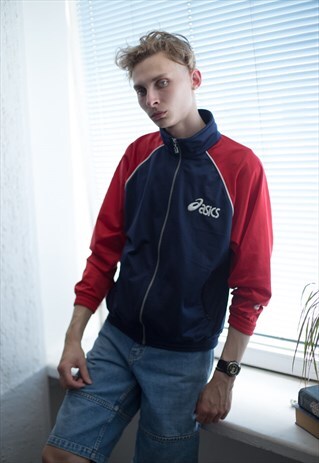 VINTAGE 80'S COLOUR BLOCK SPORT JACKET