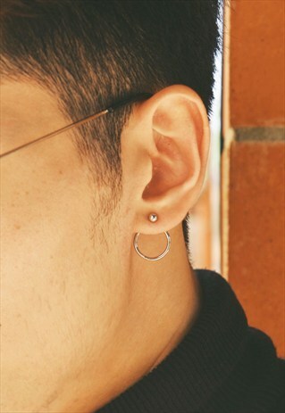 HOOP AND STUD EARRINGS