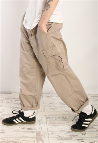 DICKIES CARGO TROUSERS IN BEIGE X455