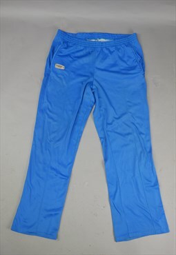 Vintage Puma Tracksuit Bottoms in Blue with Logo