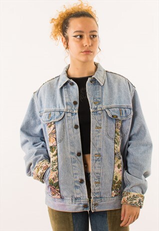 VINTAGE LEE FLORAL LEVI'S DENIM JACKET