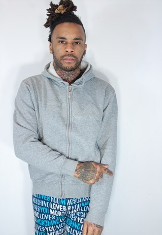 FILA VINTAGE HOODIE GREY