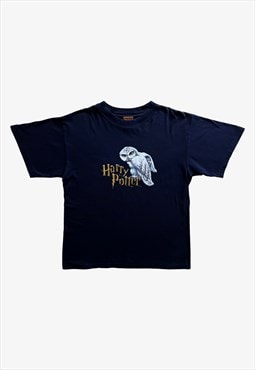 Vintage Y2K Men's 2001 Harry Potter Hedwig Owl Top