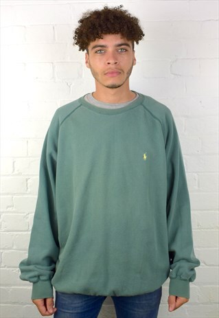 VINTAGE 90'S POLO RALPH LAUREN PULLOVER SWEATSHIRT