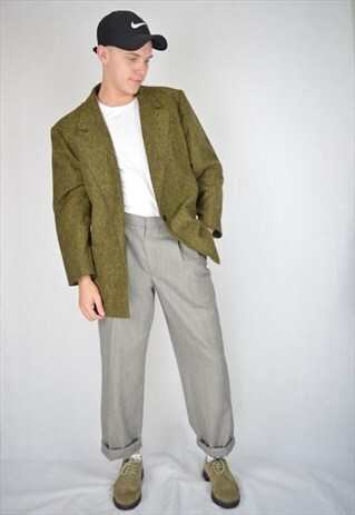 VINTAGE GREEN CLASSIC PARTY BLAZER
