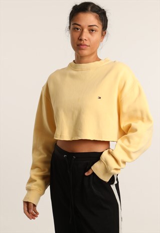 VINTAGE TOMMY HILFIGER CROPPED SWEATSHIRT