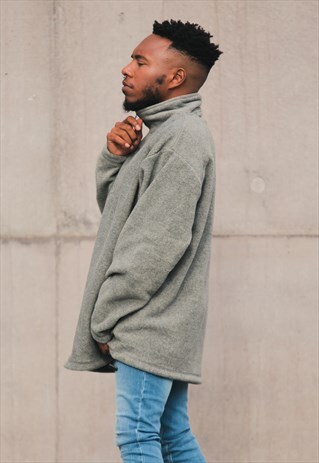OC 1/4 FLEECE ZIP - SMOOTH SLATE
