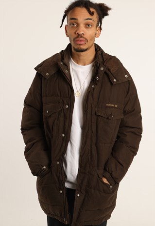 VINTAGE ADIDAS LONGLINE PADDED JACKET