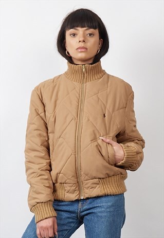 RARE VINTAGE 90'S RALPH LAUREN QUILTED PADDED BOMBER JACKET
