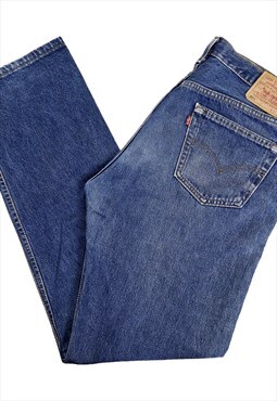 90's Levi's 501's Denim Jeans Made In UK Blue Size W36 L34
