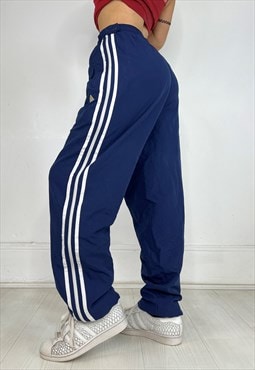 Vintage Y2k Adidas Joggers Tracksuit Bottoms Baggy Loose 00s