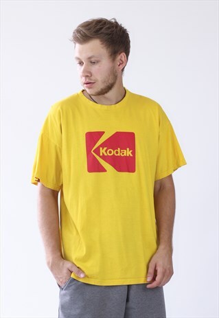 VINTAGE MENS KODAK BIG LOGO T-SHIRT