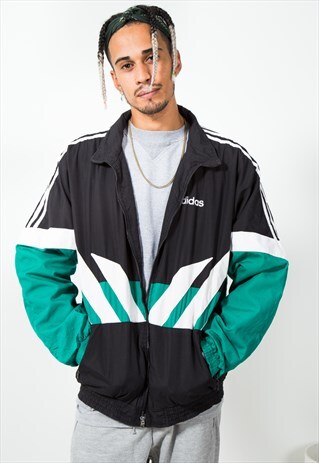 VINTAGE ADIDAS SPORT SHELL JACKET / S1933