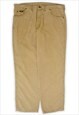 VINTAGE WRANGLER BEIGE CORDUROY TROUSERS MENS