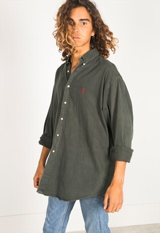 VINTAGE 80S POLO RALPH LAUREN SHIRT / R4110C300