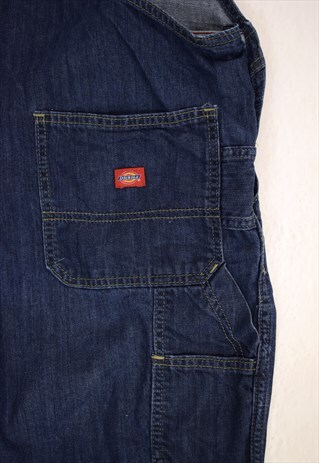VINTAGE 90S DICKIES BLUE DENIM DUNGAREES