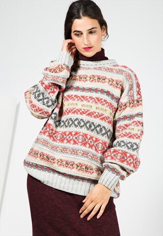 VINTAGE 80S KNIT JUMPER / S0034