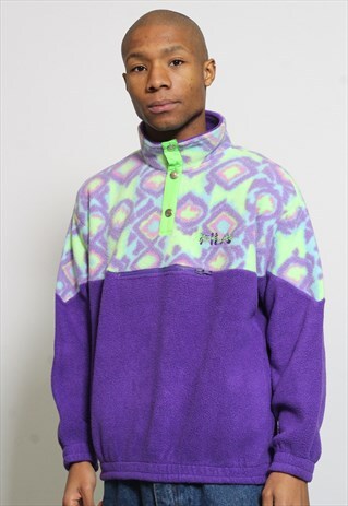 VINTAGE FILA LOGO FLEECE PURPLE