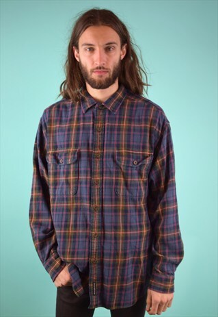 VINTAGE 90'S ABERCROMBIE & FITCH CHECKED SHIRT