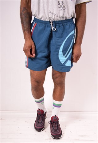 SERGIO TACCHINI MENS VINTAGE SHORTS LARGE BLUE 90S