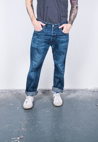 VINTAGE BLUE LEVI'S 501 JEANS