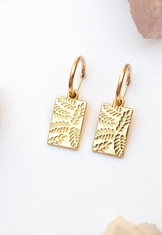 GOLD BOTANIC EARRINGS