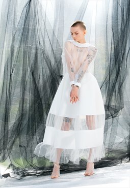 White dress, wedding dress, boho dress, boho wedding dress
