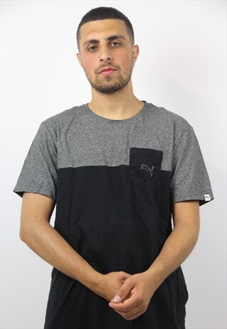 VINTAGE PUMA PATTERNED T-SHIRT