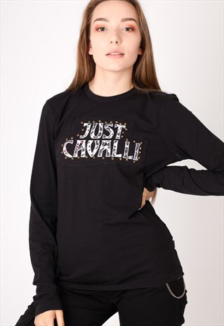 VINTAGE JUST CAVALLI LONG SLEEVES T-SHIRT NT1087