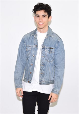 VINTAGE 90S BLUE WRANGLER DENIM JACKET