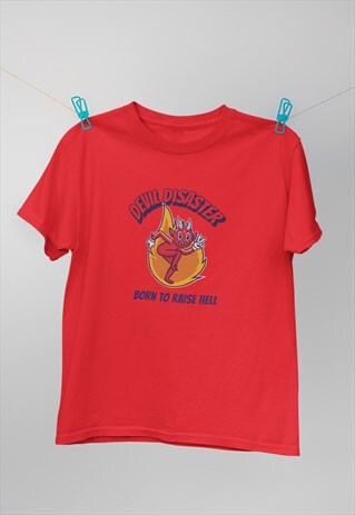 OHIO DEVIL FIRE RED T-SHIRT TSHIRT TEE