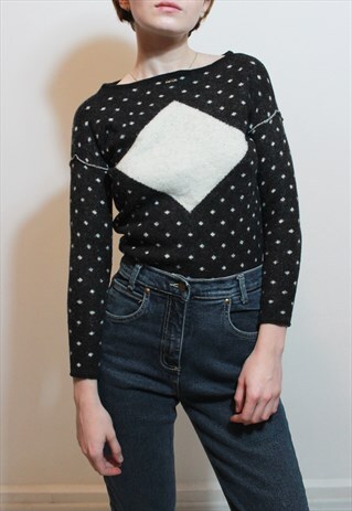 MADE IN ITALY WOOL BLEND SWEATER