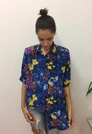 VINTAGE FLORAL MULTICOLOR SHIRT