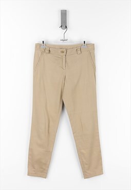 Missoni Slim Fit Low Waist Classic Trousers in Beige - 44