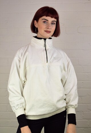 VINTAGE 90'S REEBOK 1/4 ZIP SWEATSHIRT