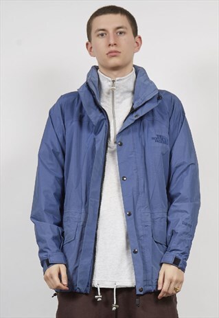 VINTAGE 90'S THE NORTH FACE BLUE ALL-WEATHER JACKET