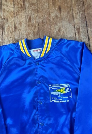 VINTAGE HARTWELL 90S BLUE BASEBALL JACKET