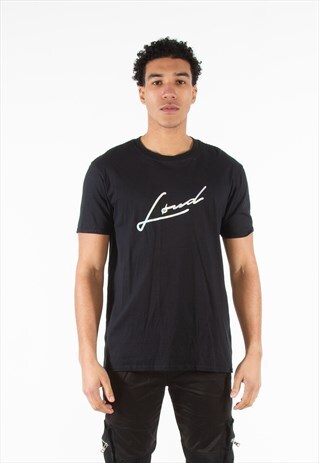 LOUD BLACK HOLOGRAPHIC T-SHIRT
