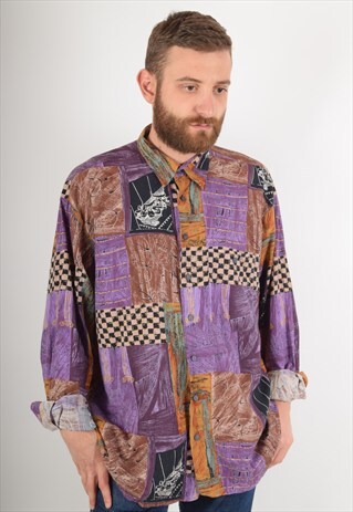 VINTAGE FESTIVAL SHIRT 90'S SIZE XL (2106)