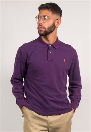 RALPH LAUREN LONG SLEEVE POLO T-SHIRT