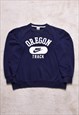 Vintage OG Silver Tag Nike Oregon Navy Print Sweater