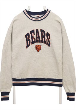 Vintage 90's Legends Sweatshirt Chicago Bears Crewneck Grey