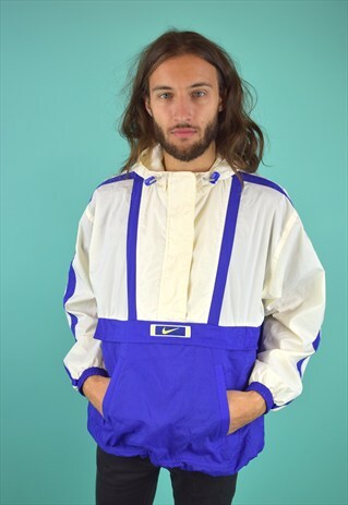 VINTAGE 90'S NIKE HOODED PULLOVER WINDBREAKER