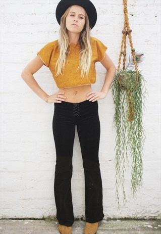 BOHEMIAN INDIAN SILK PATTERNED HANDMADE CROP TOP
