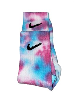 Nike custom tie dye socks - slushy unisex 5-8 U.K